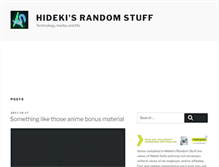Tablet Screenshot of hideki.hclippr.com